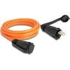 Delock LWL Kabelis LC Duplex zu LC Duplex mit Verschlusskappe Multimode OM2 IP68 staub- und wasserdicht 3 m