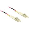 Delock LWL Kabelis LC Duplex zu LC Duplex Multimode OM4 100 m
