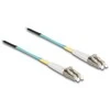 Delock LWL Kabelis LC Duplex zu LC Duplex Multimode OM3 75 m