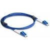 Delock LWL Kabelis mit Metallarmierung LC Duplex zu LC Duplex Singlemode OS2 2 m