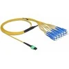 Delock LWL Kabelis MPO Buchse zu 12 x SC Simplex Stecker, Singlemode, 9/125 µm, 2 m