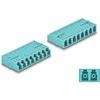 Delock LWL Kupplung HD LC Octuplex Buchse zu LC Octuplex Buchse aqua