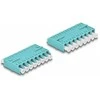 Delock LWL Kupplung HD LC Octuplex Buchse zu LC Octuplex Buchse aqua