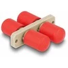 Delock LWL Kupplung ST Duplex Buchse zu ST Duplex Buchse beige