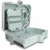 Delock LWL Verteilerbox für Innen- und Außenbereich IP65 wasserfest abschließbar 24 Port grau