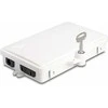 Delock LWL Verteilerbox für Innen- und Außenbereich IP65 wasserfest abschließbar 2 Port baltas