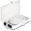 Delock LWL Verteilerbox für Innen- und Außenbereich IP65 wasserfest abschließbar 2 Port baltas