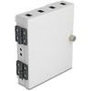 Delock LWL Wandbox für 4 x SC Simplex oder LC Duplex Adapteris Metallgehäuse