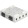 Delock LWL Wandbox für 4 x SC Simplex oder LC Duplex Adapteris Metallgehäuse