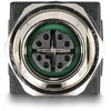 Delock M12 Adapteris X-kodiert 8 Pin Buchse zu RJ45 Buchse gerade