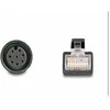 Delock M12 Adapterkabel A-kodiert 8 Pin Buchse zu RJ45 Stecker 50 cm