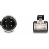 Delock M12 Adapterkabel D-kodiert 4 Pin Stecker zu RJ45 Stecker 50 cm