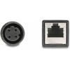 Delock M12 Adapterkabel D-kodiert 4 Pin Buchse zu RJ45 Buchse 50 cm
