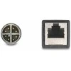 DELOCK M12 adapterio kabelis, X koduotas, 8 kontaktų ST į RJ45, Bu, 50 cm