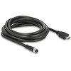 Delock M12 Kabelis A-kodiert 17 Pin Buchse zu HDMI Stecker 3 m juodas