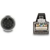 Delock M12 Kabelis A-kodiert 8 Pin Stecker zu RJ45 Stecker PUR (TPU) 2 m