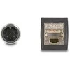 Delock M12 Kabelis A-kodiert 8 Pin Stecker zu RJ45 Buchse PUR (TPU) 0,5 m