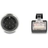 DeLOCK Kabelis M12 A-coded 8 pin, męski na RJ45 męski PVC, 5 m