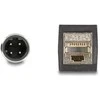 Delock M12 Kabelis D-kodiert 4 Pin Stecker zu RJ45 Buchse PUR (TPU) 0,5 m