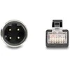 Delock M12 Kabelis D-kodiert 4 Pin Stecker zu RJ45 Stecker PVC 5 m