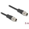 Delock M12 Kabelis X-kodiert 8 Pin Stecker zu Stecker PVC 5 m