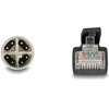 Delock M12 Kabelis X-kodiert 8 Pin Stecker zu RJ45 Stecker Cat.5e S/FTP flexibel 10 m juodas