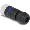 Delock M12 Steckverbinder A-kodiert 8 Pin Buchse zur Montage mit Schraubanschluss