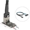 Delock M.2 2242 Key B+M Kontroller zu 4 x SATA mit 1 m Kabelis