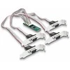 Delock M.2 Karte zu 4 x Seriell RS-232 DB9 mit Standard und Low Profile Slotblenden