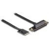 Delock M.2 Key A+E zu PCIe x4 NVMe Adapteris gewinkelt mit 20 cm Kabelis