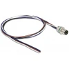 Delock M8 Einbaukabel A-kodiert 4 Pin Stecker für Panel mit offenen Kabeln Front Montage 0,5 m