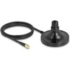 Delock Magnetischer Antennen Standfuß 1 x N Buchse zu 1 x SMA Stecker ULA100 1 m outdoor juodas