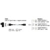 Kabelis USB Delock USB-A - USB-C + microUSB + Lightning 1 m Juodas (88165)