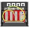 Delock Mini Desktop Patchpanel RJ45 Buchse 4 Port Cat.6A geschirmt juodas - zur Montage an Tisch, Wand oder Hutschiene