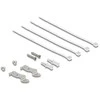 Delock Mini Desktop Patchpanel RJ45 Buchse 4 Port Cat.6A geschirmt juodas - zur Montage an Tisch, Wand oder Hutschiene