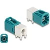 DELOCK Mini FAKRA Stecker single gewinkelt A-Typ PCB
