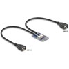 Delock Mini PCIe Adapteris full size zu 2 x USB 2.0 Typ-A Buchse 30 cm