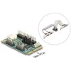 Delock Mini PCIe I/O PCIe full size 1 x Parallel, 2 x Seriell RS-232 mit Spannungsversorgung 5 V / 12 V