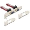 Delock Mini PCIe I/O PCIe full size 2 x Seriell RS-232 mit Spannungsversorgung 5 V / 12 V