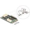 Delock Mini PCIe I/O PCIe full size 4 x Seriell RS-232, 1 x Parallel
