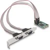 Delock Mini PCIe Karte full size zu 2 x Seriell RS-232 D-Sub 9 Pin