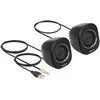 Kompiuterio kolonėlės „Delock“ mini stereo garsiakalbiai su 3,5 mm lizdu ir USB maitinimo šaltiniu