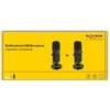Delock Multifunktionales Doppelkapsel USB Mikrofonas mit 3,5 mm Klinken Kopfhöreranschluss und Lautstärkeregler + Quick-Mute Funktion