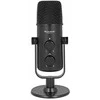 Delock Multifunktionales Doppelkapsel USB Mikrofonas mit 3,5 mm Klinken Kopfhöreranschluss und Lautstärkeregler + Quick-Mute Funktion