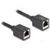 Delock Netzwerk Verlängerungskabel Kupplung RJ45 Buchse zu RJ45 Buchse Cat.6A S/FTP 0,5 m juodas