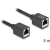 Delock Netzwerk Verlängerungskabel Kupplung RJ45 Buchse zu RJ45 Buchse Cat.6A S/FTP 5 m juodas