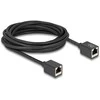 Delock Netzwerk Verlängerungskabel Kupplung RJ45 Buchse zu RJ45 Buchse Cat.6A S/FTP 5 m juodas