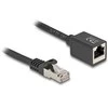 Delock Netzwerk Verlängerungskabel RJ45 Stecker zu RJ45 Buchse Cat.6A S/FTP 1 m juodas