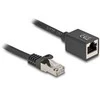 Delock Netzwerk Verlängerungskabel RJ45 Stecker zu RJ45 Buchse Cat.6A S/FTP 5 m juodas