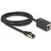 Delock Netzwerk Verlängerungskabel RJ45 Stecker zu RJ45 Buchse Cat.8.1 S/FTP 2 m juodas